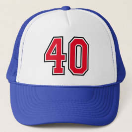 Retro 40th Birthday Party Trucker Hat Pet