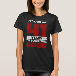 Retro 41 Jaar Oude Grappige 41e Verjaardagscadeau T-shirt