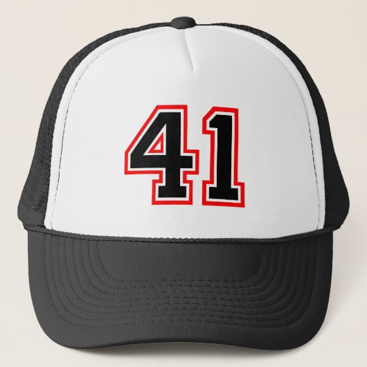Retro 41e verjaardag trucker pet (Voorkant)