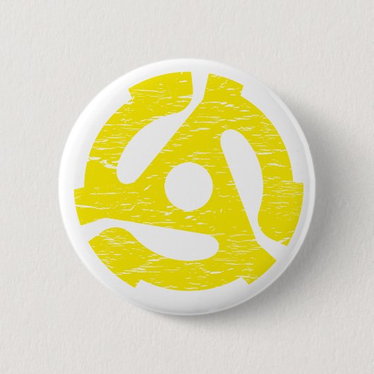 Retro 45 RPM Ronde Button 5,7 Cm (Voorkant)