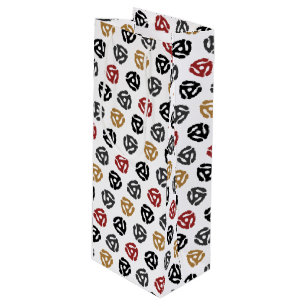 Retro 45 RPM Vinyl Record Wijn Gift Bag – Cadeautas
