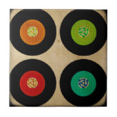 Retro 45 Vinyl Record Album Tegeltje (Voorkant)