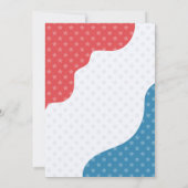 Retro 4 juli Partij in de Verenigde Staten BBQ Par Kaart (Achterkant)