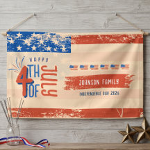 Retro 4 juli Patriottische VS Onafhankelijkheidsda