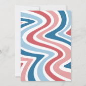 Retro 4th of July BBQ Party Uitnodiging (Achterkant)