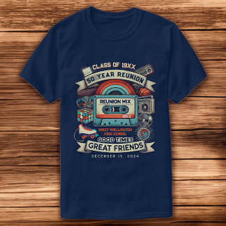 Retro 50 Jaar High School Reünie Klasse T-shirt