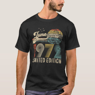 Retro 50 jaar oud 50e verjaardag Retro Jun T-shirt