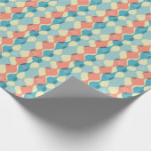 Retro 50-stijl feestdag cadeaupapier (Hoek)