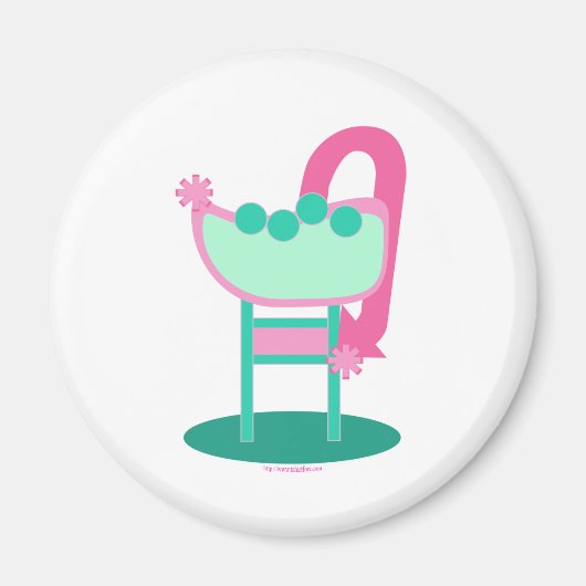 Retro 50-teken Magneet (Voorkant)