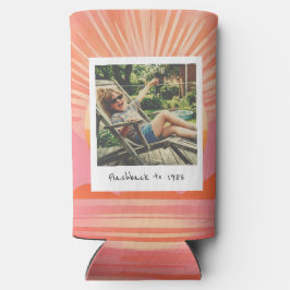 Retro 50e verjaardag Roze zonsondergang Kan Koeler