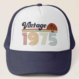 Retro 50e verjaardag, Vintage 1975 Trucker Pet