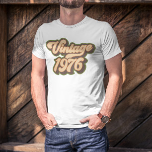Retro 50e Verjaardag Vintage 1976 T-shirt