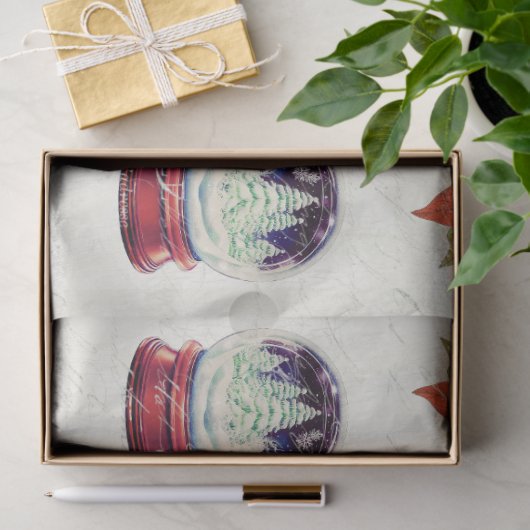 Retro 50s 60s Kerstman Mevrouw Claus Elf Engel Tissuepapier (Geschenk)