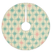 Retro  50s 60s Midden-eeuwse atoompasta Kerstboom Rok (Voorkant)
