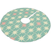 Retro  50s 60s Midden-eeuwse atoomroze Kerstboom Rok (Gekanteld)