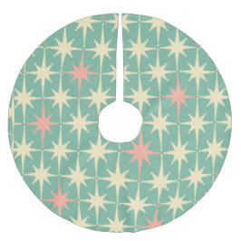 Retro 50s 60s Midden-eeuwse atoomroze Kerstboom Rok