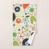 Retro 50's 60's  Mode patroon Bad Handdoek (Handdoek)