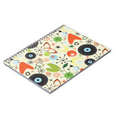 Retro 50's 60's  Mode patroon Notitieboek (Linkerzijde)