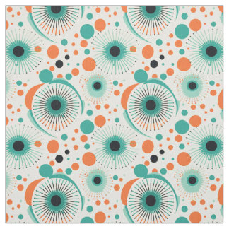 Retro 50's atoomtijdperk stof