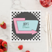 Retro 50s Birthday Party Servet (Insitu)