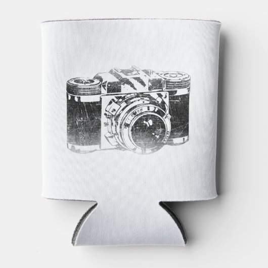 Retro 50's camera blikjeskoeler (Voorkant)