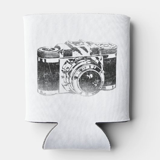 Retro 50's camera blikjeskoeler (Achterkant)