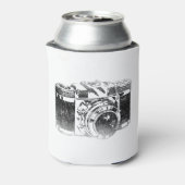 Retro 50's camera blikjeskoeler (Blikje Achterkant)