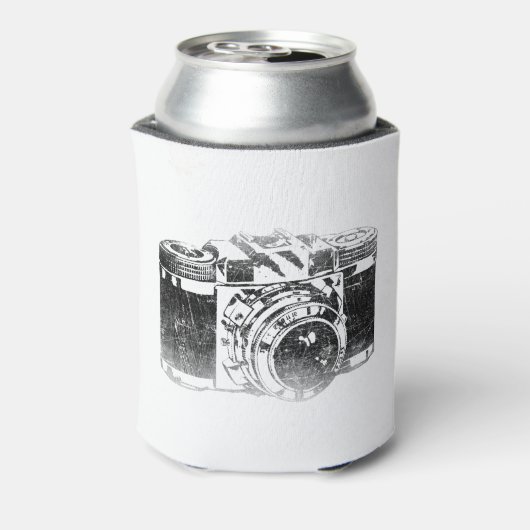 Retro 50's camera blikjeskoeler (Blikje Achterkant)