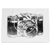 Retro 50's camera groot cadeauzakje (Voorkant)