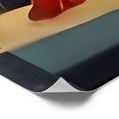 Retro 50s Christmas Eve Bar Last Call Martini Poster (Hoek)