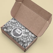 Retro 50s elke kleur oud mode telefoon patroon tissuepapier