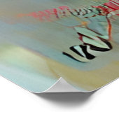 Retro 50s Geïnspireerde AI Gegenereerde pin-up gir Poster (Hoek)