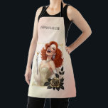 Retro 50s Glam Housewife Funny Sarcastic Humor Schort<br><div class="desc">Bring full diva energy to the kitchen, craft room, or party prep with this glamorous personalized apron featuring a radiant red‑haired beauty in a sparkling gold gown, laughing with pure celebration energy while holding a martini. The dramatic black background, shimmering gold accents, and ornate rose frame create a luxe Hollywood‑glam...</div>
