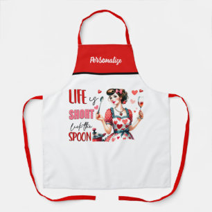 Retro 50s Glam Huisvrouw Funny Sarcastische Humor Schort