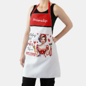 Retro 50s Glam Huisvrouw Funny Sarcastische Humor Schort (Insitu)