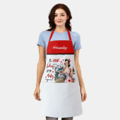 Retro 50s Glam Huisvrouw Funny Sarcastische Humor Schort (Gedragen)