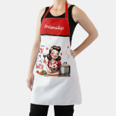 Retro 50s Glam Huisvrouw Funny Sarcastische Humor Schort (Insitu)