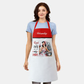 Retro 50s Glam Huisvrouw Funny Sarcastische Humor Schort (Gedragen)