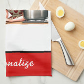 Retro 50s Glam Huisvrouw Funny Sarcastische Humor Theedoek (Quarter Fold)