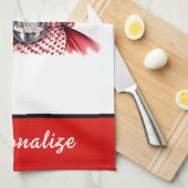 Retro 50s Glam Huisvrouw Funny Sarcastische Humor Theedoek (Quarter Fold)