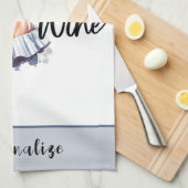 Retro 50s Glam Huisvrouw Funny Sarcastische Humor Theedoek (Quarter Fold)