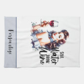 Retro 50s Glam Huisvrouw Funny Sarcastische Humor Theedoek (Horizontaal)