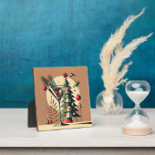 Retro 50s Jet Set Christmas Tree Martini Fotoplaat (Insitu)