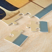 Retro 50s Kerstavond Bar Laatste Roeptoeter Martin Legpuzzel (Zijkant)