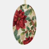 Retro 50s Kerstmis, Ornament van de feestdag van P (Rechts)