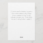 Retro 50's Lady in Red Christmas Party Kaart (Achterkant)