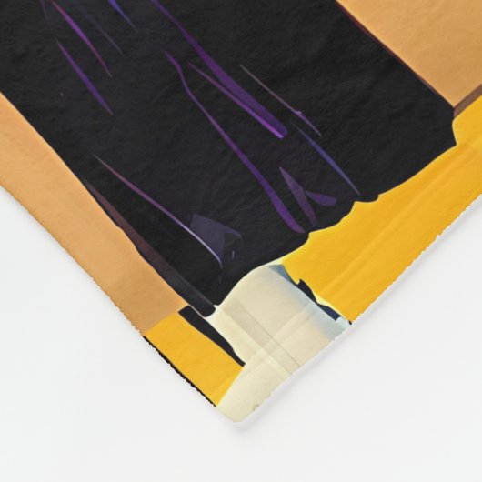 Retro 50s Mardi Gras Cocktail Party Fleece Deken (Hoek)