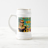 Retro 50s Mardi Gras Martini Cocktail Party Bierpul (Links)