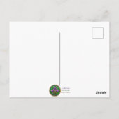 Retro 50s Mardi Gras Martini Cocktail Party Briefkaart (Achterkant)