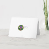 Retro 50s Mardi Gras Martini Cocktail Party Kaart (Achterkant)